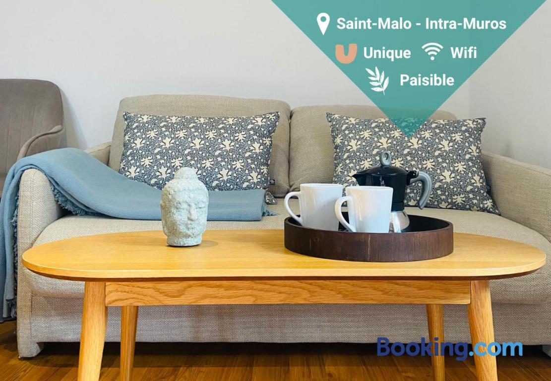 Olivia - Charmant Appartement St-Malo Intra-Muros แซ็งต์มาโล ภายนอก รูปภาพ